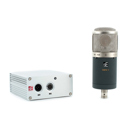 sE Electronics GEMINI II – mikrofon lampowy wielkomembranowy