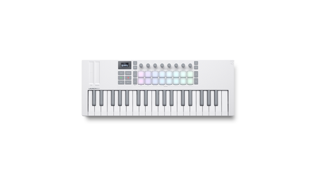 Novation Launchkey Mini 37 mk4 white – Klawiatura sterująca MIDI