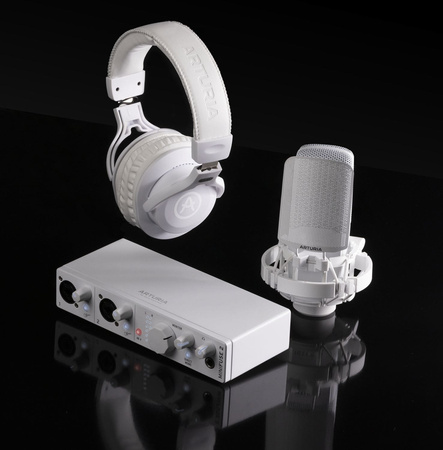 Arturia MiniFuse Recording Pack White – zestaw nagraniowy