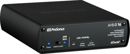 Interfejs sieciowy / konwerter ABV - Dante – PreSonus AVB-D16