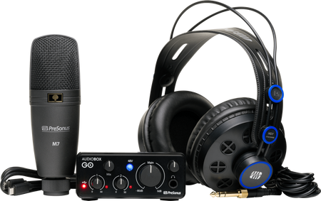 Zestaw do nagrywania – PreSonus AudioBox GO Creator - Zestaw Nagraniowy