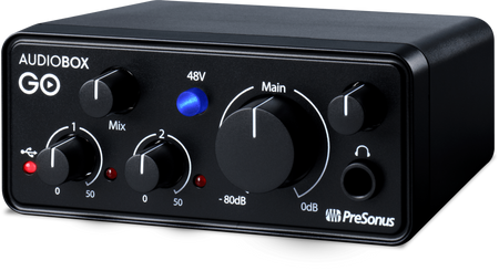 Zestaw do nagrywania – PreSonus AudioBox GO Creator - Zestaw Nagraniowy