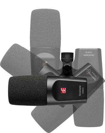 sE Electronics DynaCaster DCM 3 – dynamiczny mikrofon broadcastowy