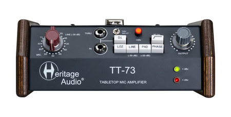 Heritage Audio TT-73 – dwukanałowy przedwzmacniacz mikrofonowy
