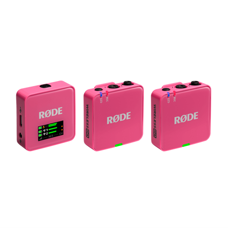 RODE Wireless GO III różowy – bezprzewodowy system mikrofonowy