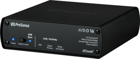 Interfejs sieciowy / konwerter ABV - Dante – PreSonus AVB-D16