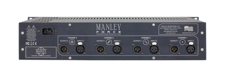 Manley FORCE – 4-kanałowy przedwzmacniacz mikrofonowy