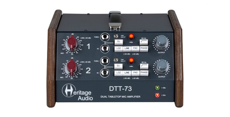 Heritage Audio DTT-73 – dwukanałowy przedwzmacniacz mikrofonowy