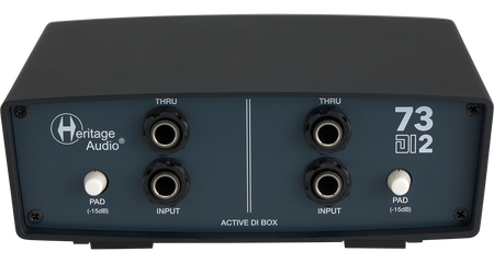 Heritage Audio 73 DI 2 – dwukanałowy przedwzmacniacz mikrofonowy