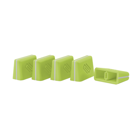 Reloop Fader Cap Set Green – zestaw nakładek na fadery