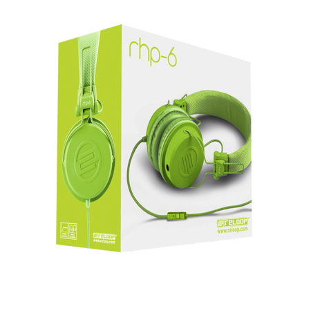 Reloop RHP-6 Green – słuchawki DJ-skie