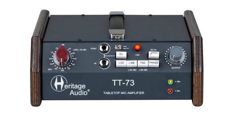 Heritage Audio TT-73 – dwukanałowy przedwzmacniacz mikrofonowy