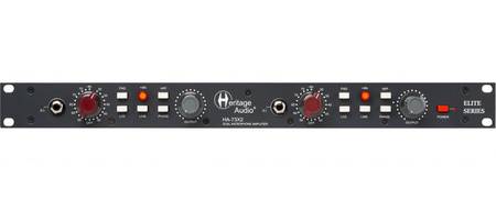 Heritage Audio HA-73X2 Elite – podwójny przedwzmacniacz mikrofonowy
