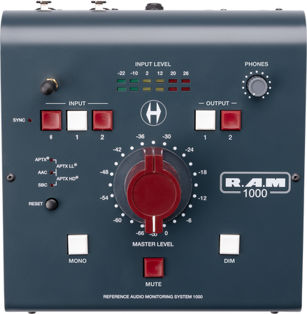 Heritage Audio RAM 1000 – kontroler monitorów z bluetooth