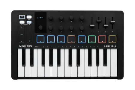Klawiatura sterująca / kontroler MIDI – Arturia MiniLab 3 Black