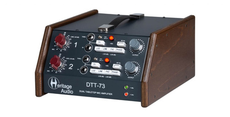 Heritage Audio DTT-73 – dwukanałowy przedwzmacniacz mikrofonowy