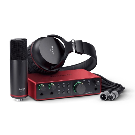 Focusrite Scarlett 2i2 Studio 4th Gen – zestaw nagraniowy USB