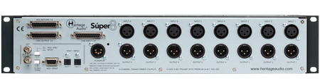 Heritage Audio Super 8 – 8-kanałowy przedwzmacniacz mikrofonowy z przetwornikiem ad