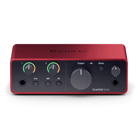 Focusrite Scarlett Solo 4th Gen – interfejs audio USB