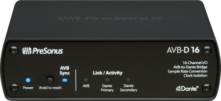 Interfejs sieciowy / konwerter ABV - Dante – PreSonus AVB-D16
