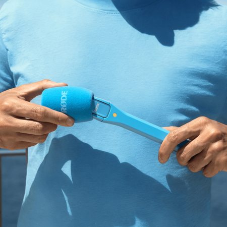 RODE Interview Micro Blue – adapter ręczny do mikrofonu