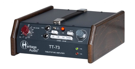 Heritage Audio TT-73 – dwukanałowy przedwzmacniacz mikrofonowy