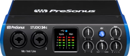 PreSonus Studio 24c – interfejs audio USB