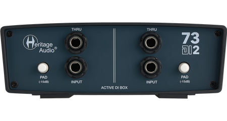 Heritage Audio 73 DI 2 – dwukanałowy przedwzmacniacz mikrofonowy