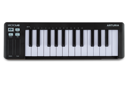 Arturia MicroLab Mk3 Black – klawiatura sterująca MIDI