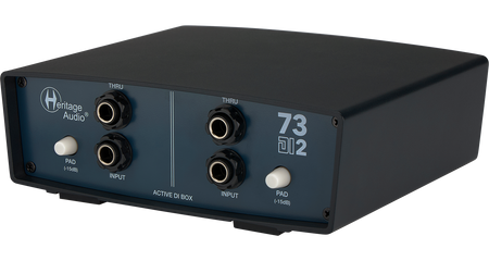 Heritage Audio 73 DI 2 – dwukanałowy przedwzmacniacz mikrofonowy