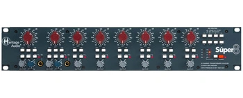 Heritage Audio Super 8 – 8-kanałowy przedwzmacniacz mikrofonowy z przetwornikiem ad